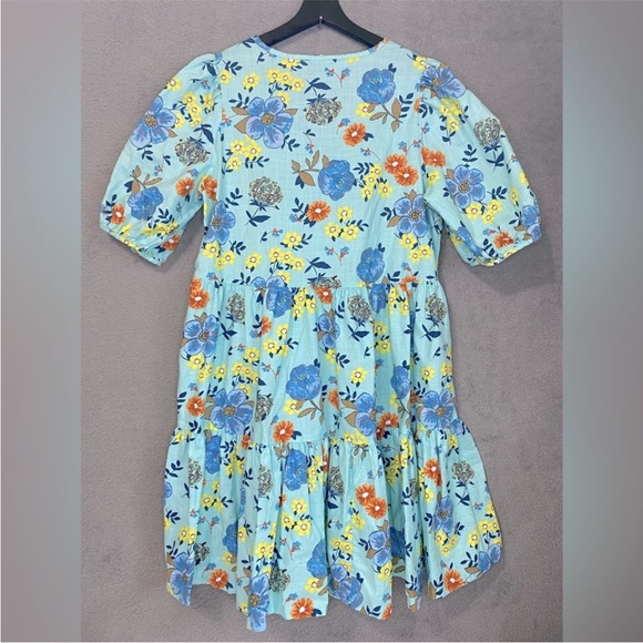 ➕ 🍂🍁 LoveShackFancy Inspired TALL A.N.A Short Sleeve Shift Dress SZ XL TALL - Picture 7 of 7